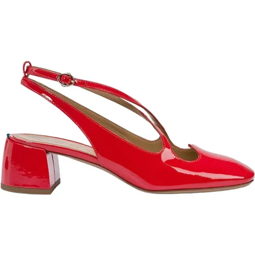 Vernice Sling Back Love , female, Sizes: 3 UK - A. Bocca - Modalova