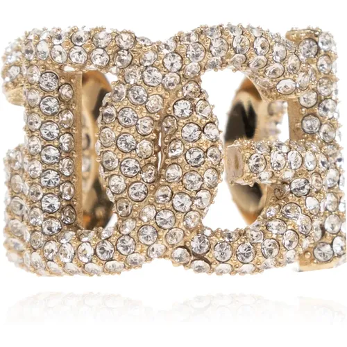Ring mit Kristallverzierung - Dolce & Gabbana - Modalova