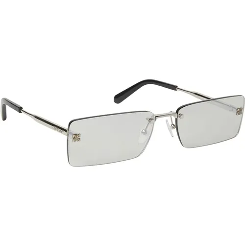Stylish Sunglasses Oeri096 Riccione , unisex, Sizes: 64 MM - Off White - Modalova