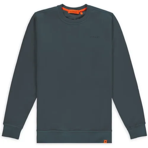 Raf Crewneck Dark Slate , Herren, Größe: L - Aspact - Modalova