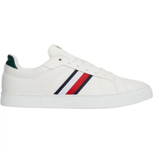 Niedrige Sneakers , Herren, Größe: 44 EU - Tommy Hilfiger - Modalova