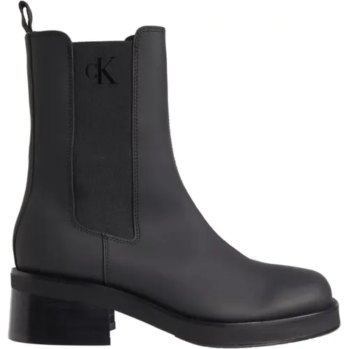 Biker Chelsea Ankle Boots , female, Sizes: 7 UK, 4 UK, 8 UK, 6 UK, 5 UK, 3 UK - Calvin Klein Jeans - Modalova