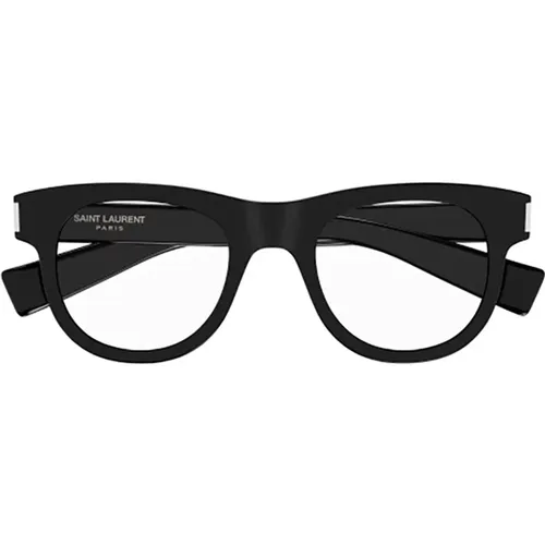 Luxuriöse schwarze Damenbrillen , Damen, Größe: 49 MM - Saint Laurent - Modalova