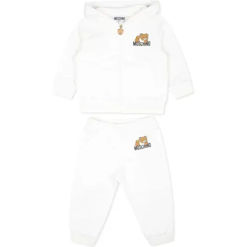 Kinder Weiß Teddybär Kleid Set - Moschino - Modalova