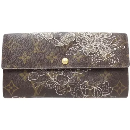 Pre-owned Canvas wallets , female, Sizes: ONE SIZE - Louis Vuitton Vintage - Modalova