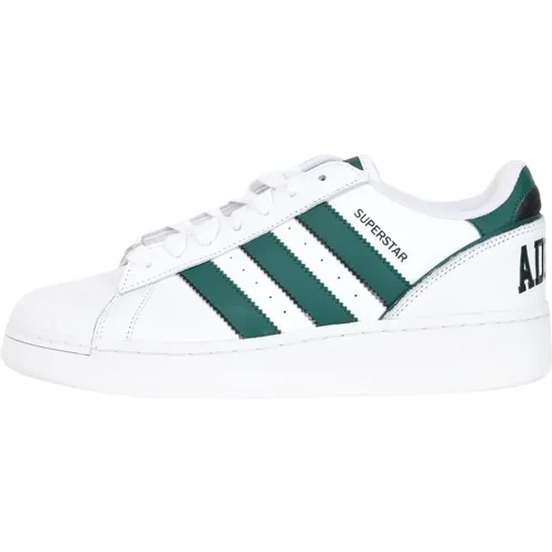 Weiße Sneakers Superstar Stil , Herren, Größe: 44 2/3 EU - adidas Originals - Modalova