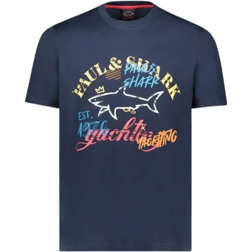 T-shirt , male, Sizes: S, L - PAUL & SHARK - Modalova