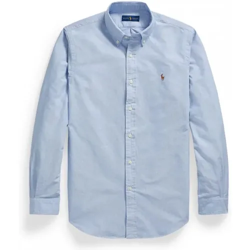 Custom Fit Oxford Hemd , Herren, Größe: L - Ralph Lauren - Modalova