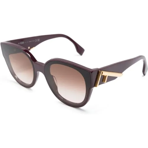 Sunglasses with Original Accessories , female, Sizes: 63 MM - Fendi - Modalova