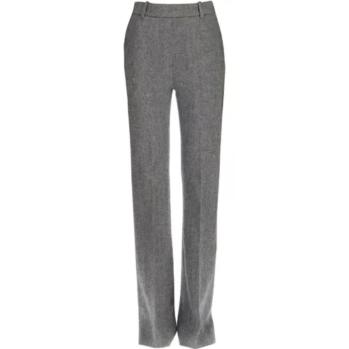 Spiked Wool TrousersGrey, 40 , female, Sizes: M - Ermanno Scervino - Modalova