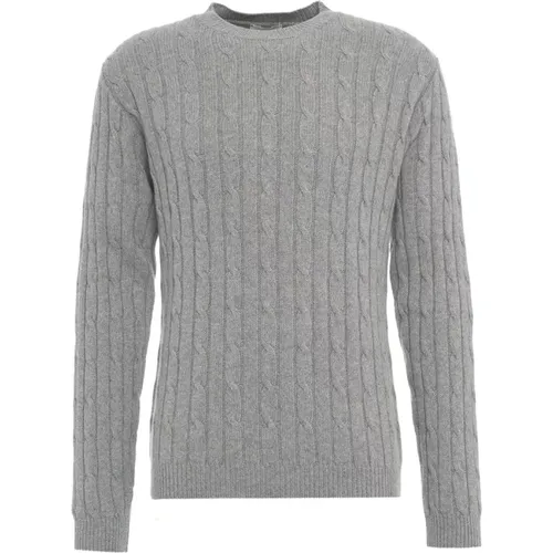 Grey Knitwear for Men Aw24 , male, Sizes: M, L - Daniele Fiesoli - Modalova