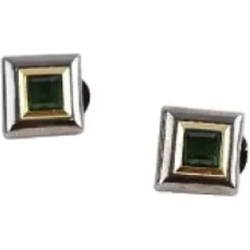 Pre-owned Metal earrings , female, Sizes: ONE SIZE - Yves Saint Laurent Vintage - Modalova