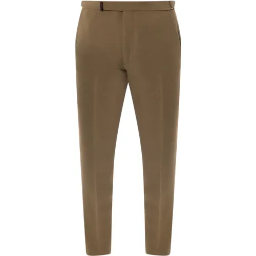 Mens Clothing Trousers Ss24 , male, Sizes: M - Tom Ford - Modalova