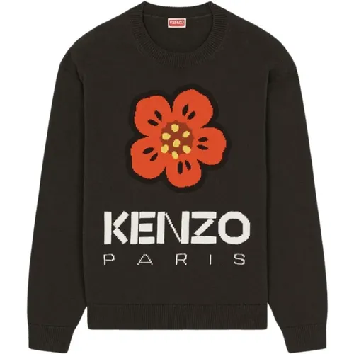 Schwarzer Boke Flower Pullover - Kenzo - Modalova