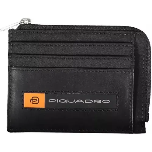 Rpet Wallet with Contrasting Details , male, Sizes: ONE SIZE - Piquadro - Modalova