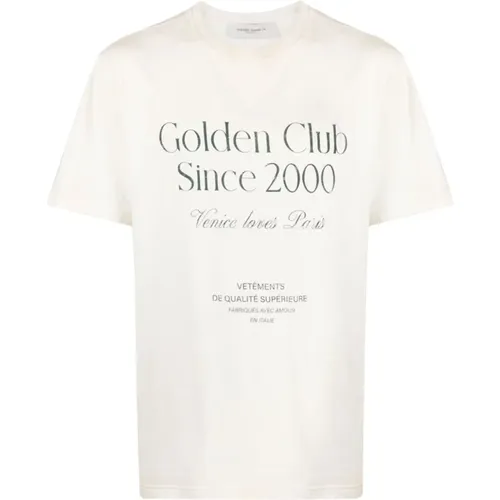 T-Shirts & Polos for Men , male, Sizes: S - Golden Goose - Modalova