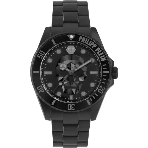 The $kull Diver Watch , male, Sizes: ONE SIZE - Philipp Plein - Modalova