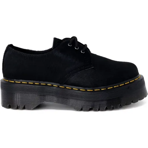 Quad Hair On Schnürschuhe , Damen, Größe: 36 EU - Dr. Martens - Modalova