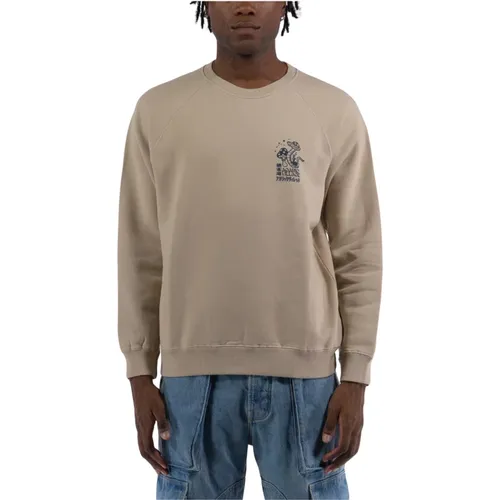 Agaric Village Sweater , male, Sizes: M, L, XL - Edwin - Modalova