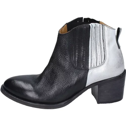 Vintage Leather Ankle Boots for Women , female, Sizes: 3 UK - Moma - Modalova