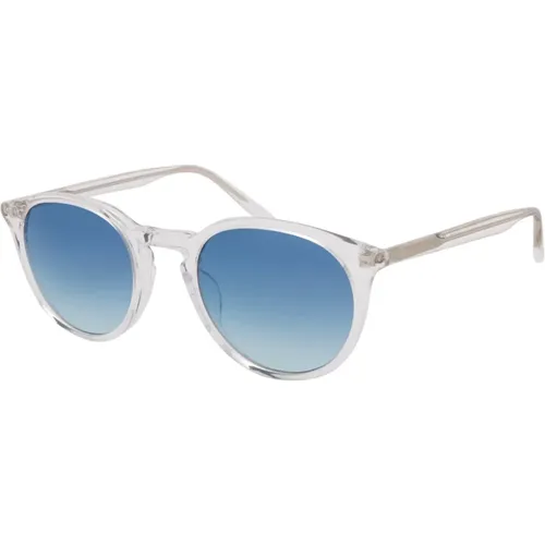 Crystal Blue Shaded Sunglasses , unisex, Sizes: 49 MM - Barton Perreira - Modalova