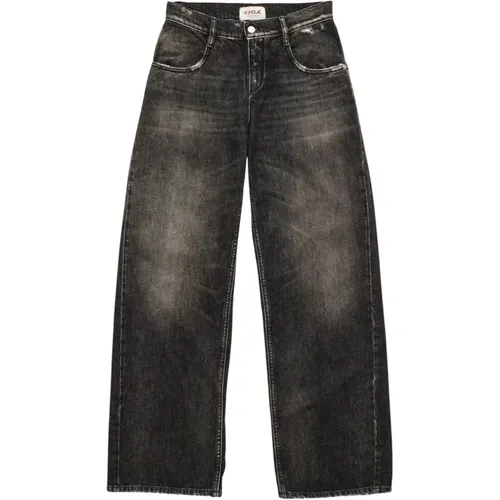 Aida LOW Dunkelgraue Jeans , Damen, Größe: W25 - Cycle - Modalova