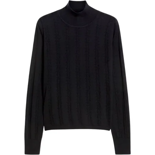 Woll- und Seidenrollkragenpullover - Max Mara Studio - Modalova