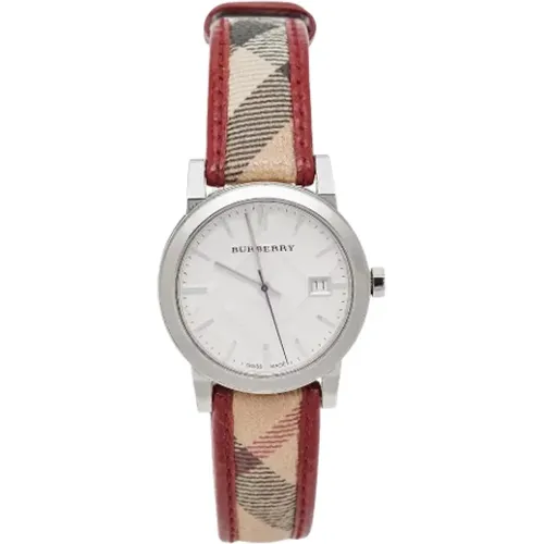 Pre-owned Stainless Steel watches , female, Sizes: ONE SIZE - Burberry Vintage - Modalova