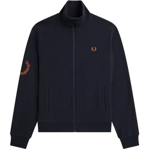 Zip Sweatshirt for Men , male, Sizes: S - Fred Perry - Modalova