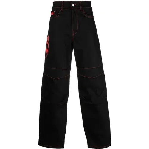 Denim Casual Trousers in , male, Sizes: W30 - Gcds - Modalova