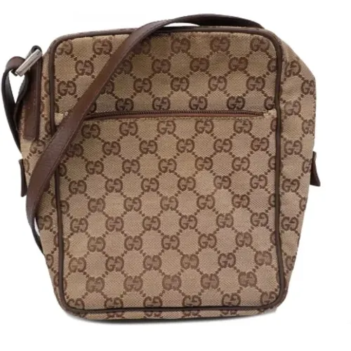 Pre-owned Canvas gucci-bags , female, Sizes: ONE SIZE - Gucci Vintage - Modalova