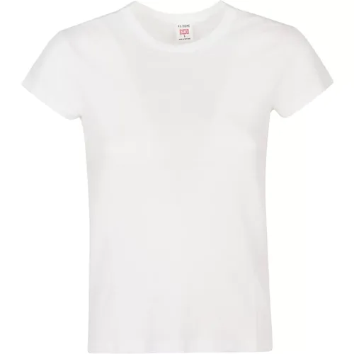 Slim Optic T-Shirt , female, Sizes: S, M, L - Re/Done - Modalova