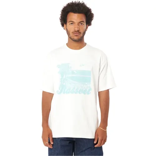 Miami Logo Print T-Shirt , Herren, Größe: XL - Rassvet - Modalova
