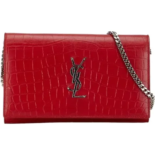 Pre-owned Leder schultertasche - Yves Saint Laurent Vintage - Modalova