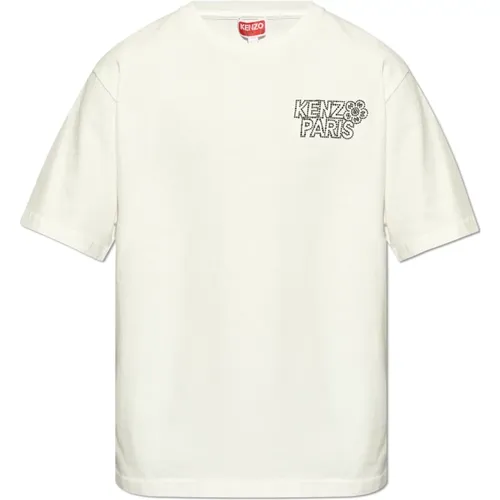 T-Shirt mit Logo , Herren, Größe: XL - Kenzo - Modalova