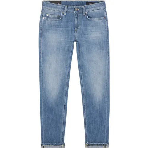 Monroe Skinny Fit Cropped Jeans , female, Sizes: W31, W27, W30, W28, W26 - Dondup - Modalova