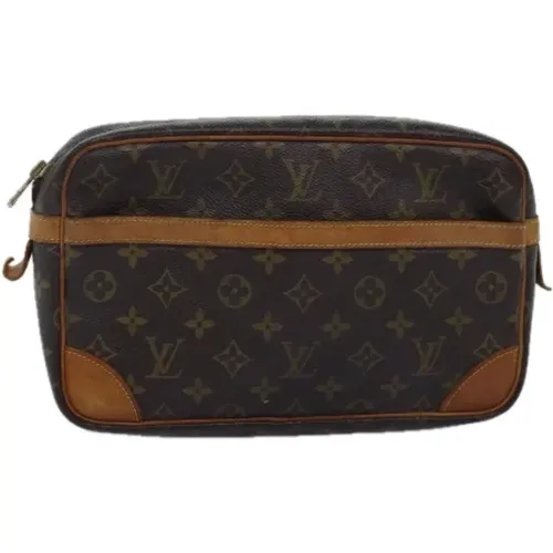 Pre-owned Canvas clutches , female, Sizes: ONE SIZE - Louis Vuitton Vintage - Modalova