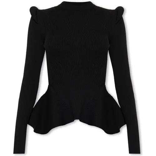 Wool sweater , female, Sizes: S, L - alexander mcqueen - Modalova