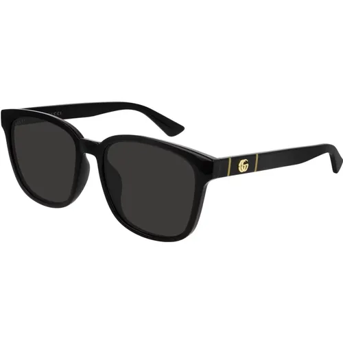Grey Sunglasses , male, Sizes: 56 MM - Gucci - Modalova