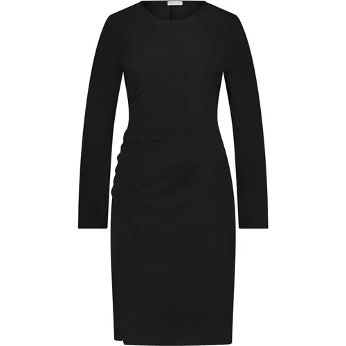 Scarlet Midi Kleid Schwarz , Damen, Größe: 2XL - Jane Lushka - Modalova