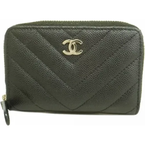 Pre-owned Leather wallets , female, Sizes: ONE SIZE - Chanel Vintage - Modalova