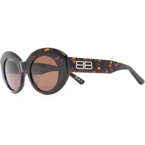 Bb0235S 002 Sonnenbrillen , Damen, Größe: 52 MM - Balenciaga - Modalova