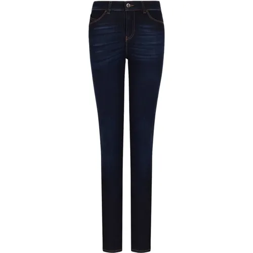 Slim Fit Denim Jeans , female, Sizes: W32 - Emporio Armani - Modalova