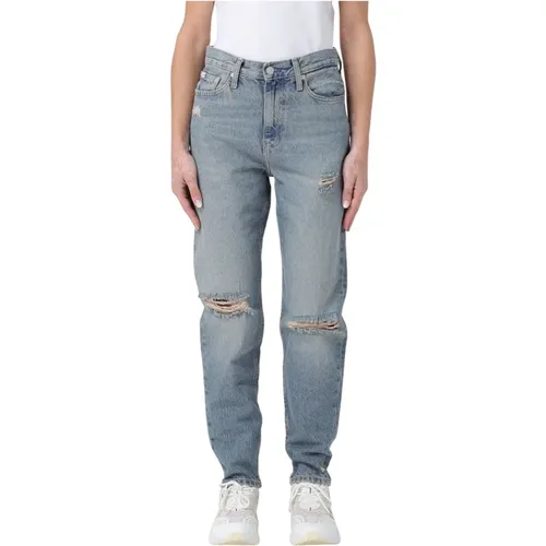 Straight Jeans , female, Sizes: W26, W30, W28 - Calvin Klein - Modalova