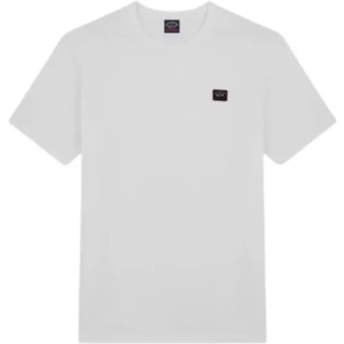 Cotton Short Sleeve T-shirt , male, Sizes: M, S, XL, 2XL - PAUL & SHARK - Modalova