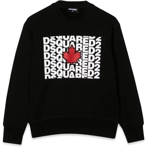 Jungen Baumwoll-Sweatshirt - Dsquared2 - Modalova