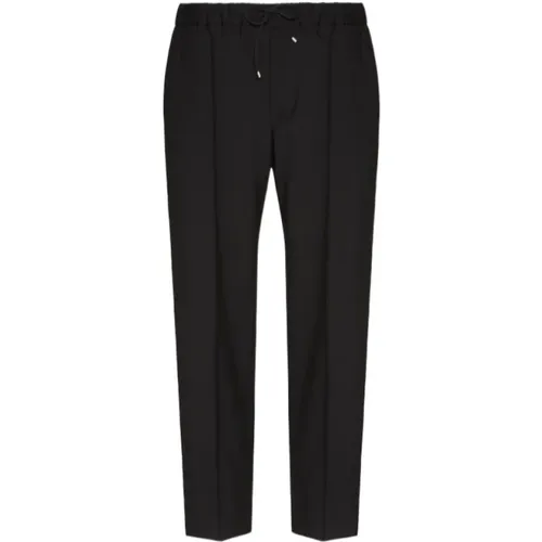 Sporty Mohair Wool Pants with Side Trim , male, Sizes: XS, S, M - Valentino - Modalova