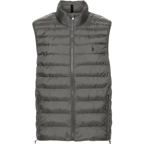 Quilted Grey Jacket , male, Sizes: M, L, XL - Polo Ralph Lauren - Modalova