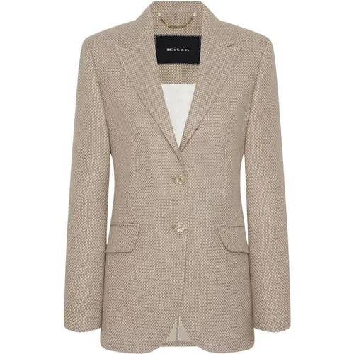 Kaschmir-Blazer für anspruchsvolle Frauen - Kiton - Modalova