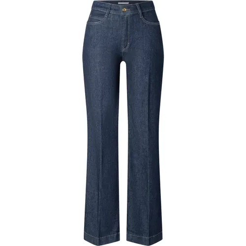 Weite Stretch-Denim-Jeans , Damen, Größe: S L30 - MAC - Modalova